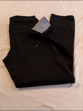 5.11 Tactical Britta Selevage Demin Jean Women's Size 12 Long Slim Fit Black